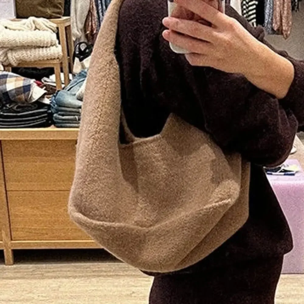 Lauren Manoogian Baby Bindle Bag Putty Cork Camel Highland Wool Alpaca Knit NWT - Picture 5 of 16